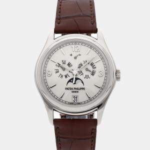 Pre-Owned Patek Philippe Complications Annual Calendar Moon Phases Automatic Men's Watch 39 mm