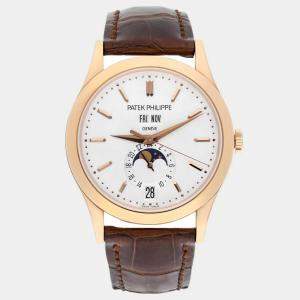 Pre Owned Patek Philippe Grand Complications 5396R-011 Automatic White 18k Rose Gold Men's Wristwatch 38.5 mm