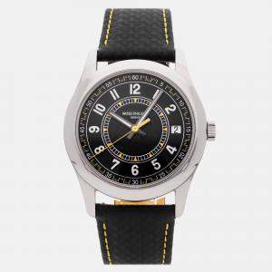 Pre Owned Pre-Owned Patek Philippe Calatrava Date Sweep Seconds 6007G-001 40 mm