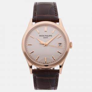 Pre Owned Pre-Owned Patek Philippe Calatrava 5296R-010 Automatic Men's Watch 38 mm
