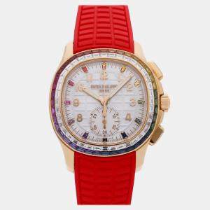 مملوكة مسبقًا Pre-Owned Patek Philippe Aquanaut Luce "Rainbow" Flyback Chronograph 7968/300R-001 39 mm