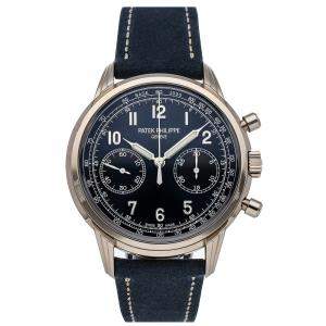 Patek Philippe Black 18K White Gold Complications Chronograph 5172G-001 Men's Wristwatch 41 MM