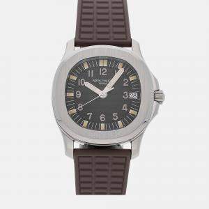 Patek Philippe Black Stainless Steel Aquanaut 5060A-001 Automatic Men's Wristwatch 35 mm