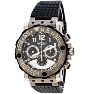 Paul Picot Black Titanium Plonguer C-Type Titanium 4030 Men's Wristwatch 48 mm