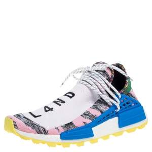 Pharrell Williams x Adidas Multicolor Fabric Solar HU NMD Solar Pack - M0TH3R Sneakers Size 45 1/3