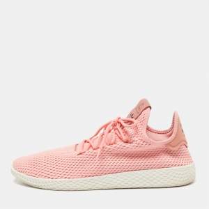 adidas x Pharell Williams Rose Pink Fabric Tennis Sneakers  Size 47.5