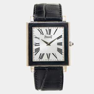 Piaget White Gold Altiplano XL Mecanique P10074 Automatic Men's Wristwatch 33 mm