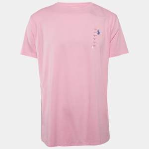 Polo Ralph Lauren Pink Jersey Crewneck T-Shirt L