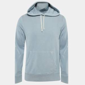مملوكة مسبقًا Polo Ralph Lauren Blue Cotton Hoodie S