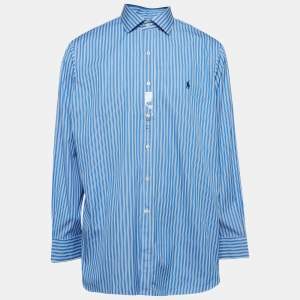 Polo Ralph Lauren Pinstripe Cotton Buttoned Shirt XXL