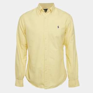 Polo Ralph Lauren Yellow Cotton Button Down Shirt M