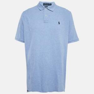 Polo Ralph Lauren Blue Cotton Pique Classic Fit Polo T-Shirt XL