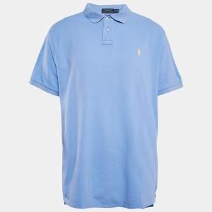 ```json
{"name": "Polo Ralph Lauren Blue Cotton Pique Custom Fit Polo T-Shirt XXL", "name_ar": "تي شيرت بولو رالف لورين بيكيه قطن أزرق بقصة اعتيادية مقاس ضخم جدًا ( إكس إكس لارج )"}
```