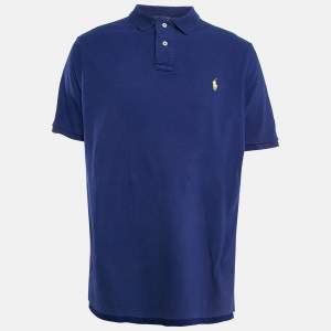 Polo Ralph Lauren Blue Cotton Pique Classic Fit Polo T-Shirt XL