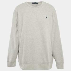 Polo Ralph Lauren Grey Cotton Blend Crew Neck Sweatshirt XXL