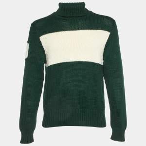 Polo Ralph Lauren Green Knit Turtle Knit Sweater M 