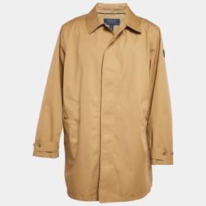 Polo Ralph Lauren Beige Cotton Blend Coat XL