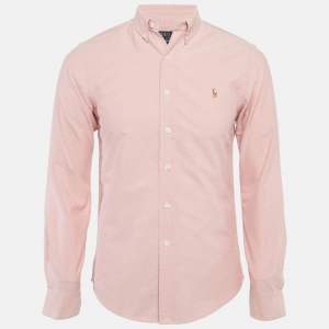 Polo Ralph Lauren Pink Cotton Slim Fit Shirt S