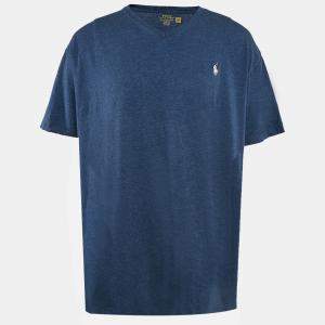 Polo Ralph Lauren Blue Jersey V-Neck Classic Fit T-Shirt XXL