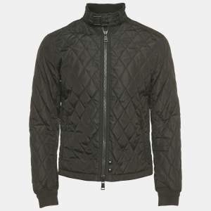 Polo Ralph Lauren Black Nylon Zip-Up Quilted Jacket S