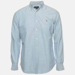 Polo Ralph Lauren Blue Cotton Classic Fit Shirt S