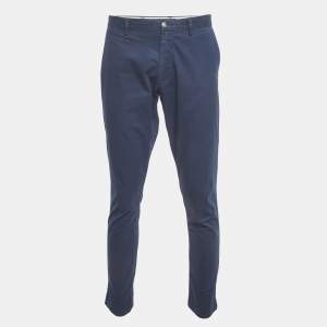 مملوكة مسبقًا Polo Ralph Lauren Blue Gabardine Trousers L