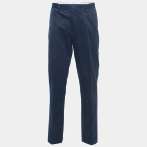 مملوكة  مسبقًا Polo Ralph Lauren Navy Blue Cotton Trousers XL