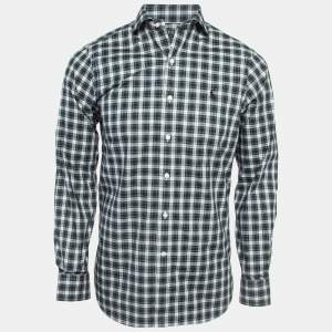 Polo Ralph Lauren Green Checked Cotton Long Sleeve Shirt S