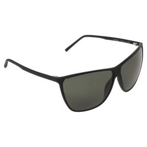 Porsche Design Black Acetate P8612 Square Sunglasses