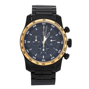 Pre Owned ساعة يد رجالية بورش ديزاين 911 توربو أس اكسيكلوسيف سيريز WAP0709110J ستانلس ستيل مطلي PVD ألياف كربون 42 مم