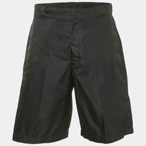 Prada Black Re-Nylon Regular Shorts M