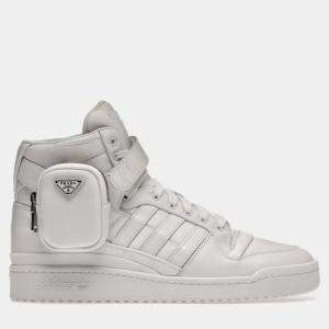 Prada X Adidas White Forum High Top Sneaker EU 42