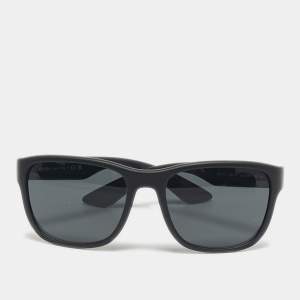 Pre Owned Prada Sport Black SPS01U Wayfarer Sunglasses