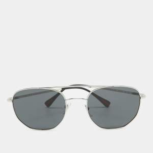 Prada Sport Black/Silver SPS 565 Square Sunglasses