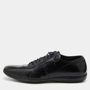 Prada Sport Black Leather Lace Up Oxfords Size 45