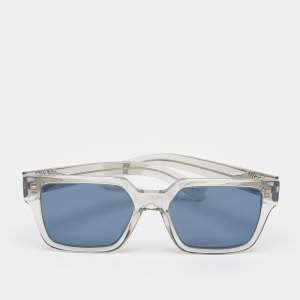 Pre Owned Prada Grey Gradient SPR 03Z Frame Square Sunglasses