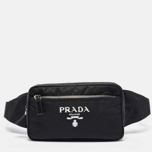 Prada Black Re-Nylon Belt Bag