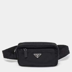 Prada Black Re-Nylon Belt Bag