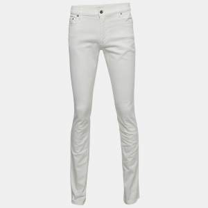 Prada White Denim Slim Fit Jeans L Waist 34"