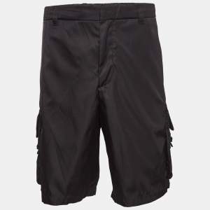 Prada Black Re-Nylon cargo Shorts XXL