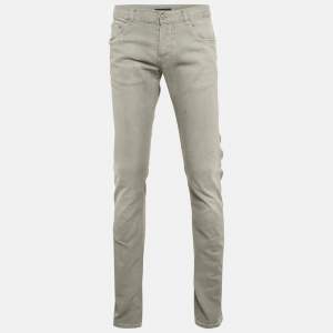 Prada Grey Denim Regular Fit Jeans L Waist 33"