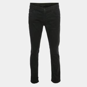Pre Owned Prada Black Denim Regular Fit Jeans M/Waist 33"