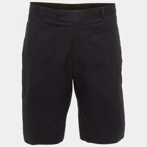 Pre Owned Prada Blue Cotton Chino Shorts XXXL