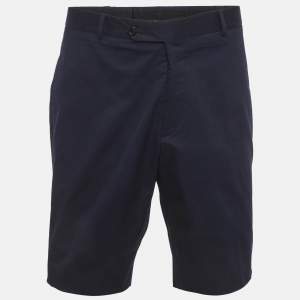 Pre Owned Prada Navy Blue Cotton Chino Shorts XXXL