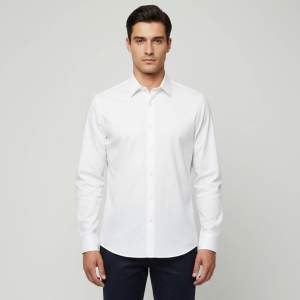 Pre Owned Prada Off White Stretch Poplin Slim Fit Shirt XL