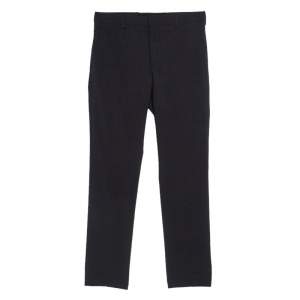 Prada Charcoal Grey Wool Slim Fit Trousers XS