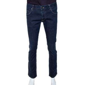Prada Indigo Denim Tapered Fit Jeans M