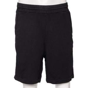 Prada Black Cotton Knit Shorts L