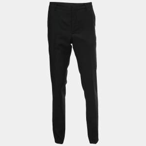 Prada Black Wool Trousers XL