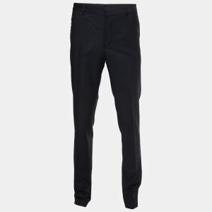 Prada Navy Blue Wool Trousers XL